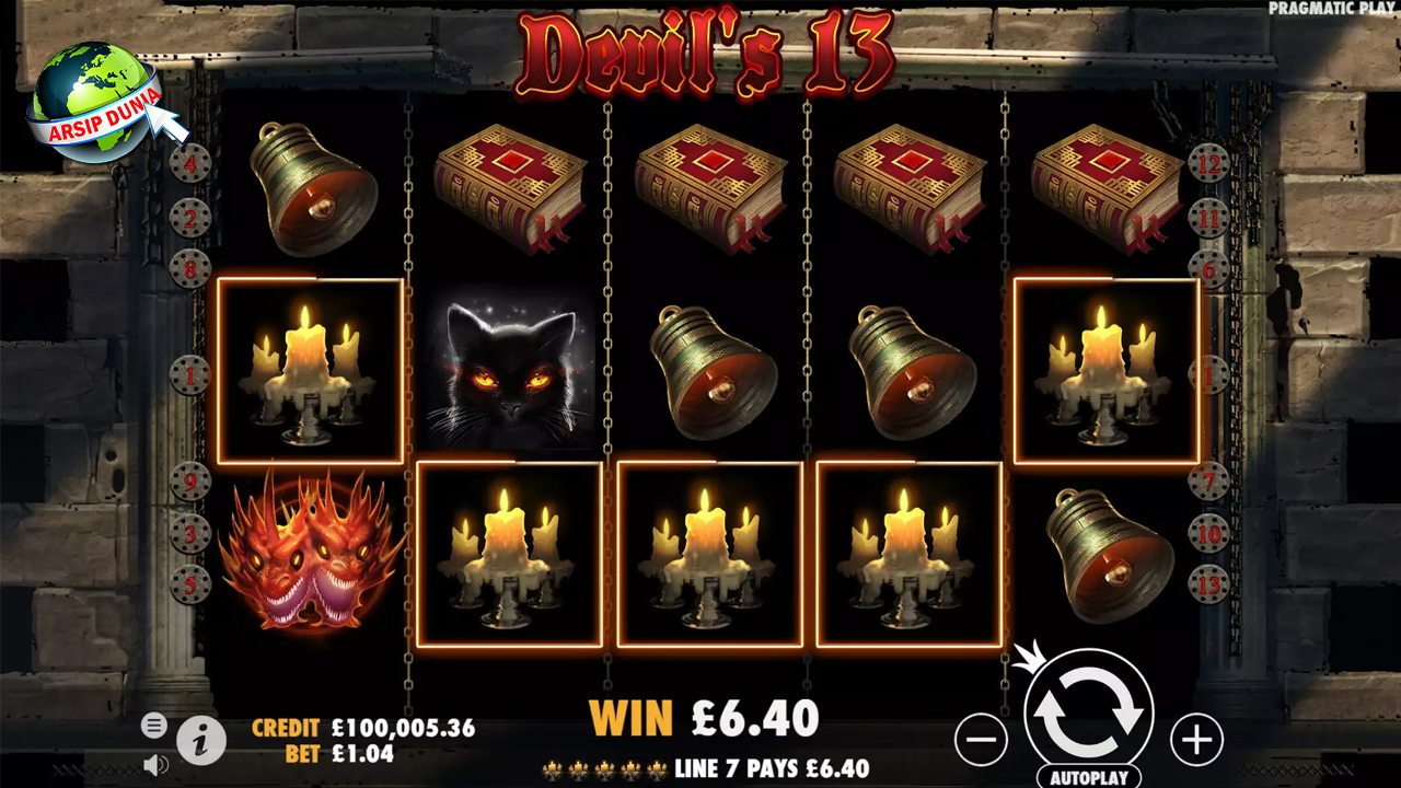 Slot Online Devil's 13 Goyang Untung di Dunia Gelap!