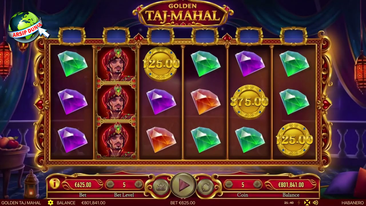 Judi Online Seru dengan Game Golden Taj Mahal yang Epic!