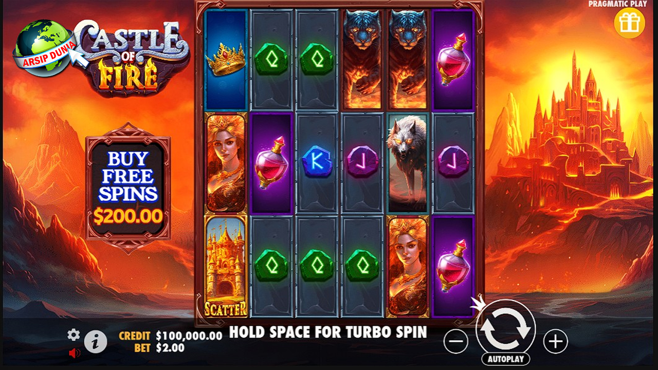 Ruby 8000 Aksi Slot Castle of Fire Siap Bakar Semangat!