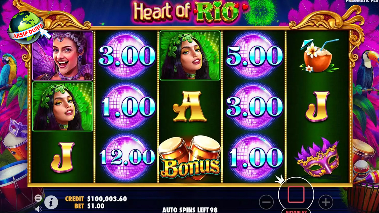 Link Gacor Heart Of Rio Kunci Menang Slot dengan Bonus!