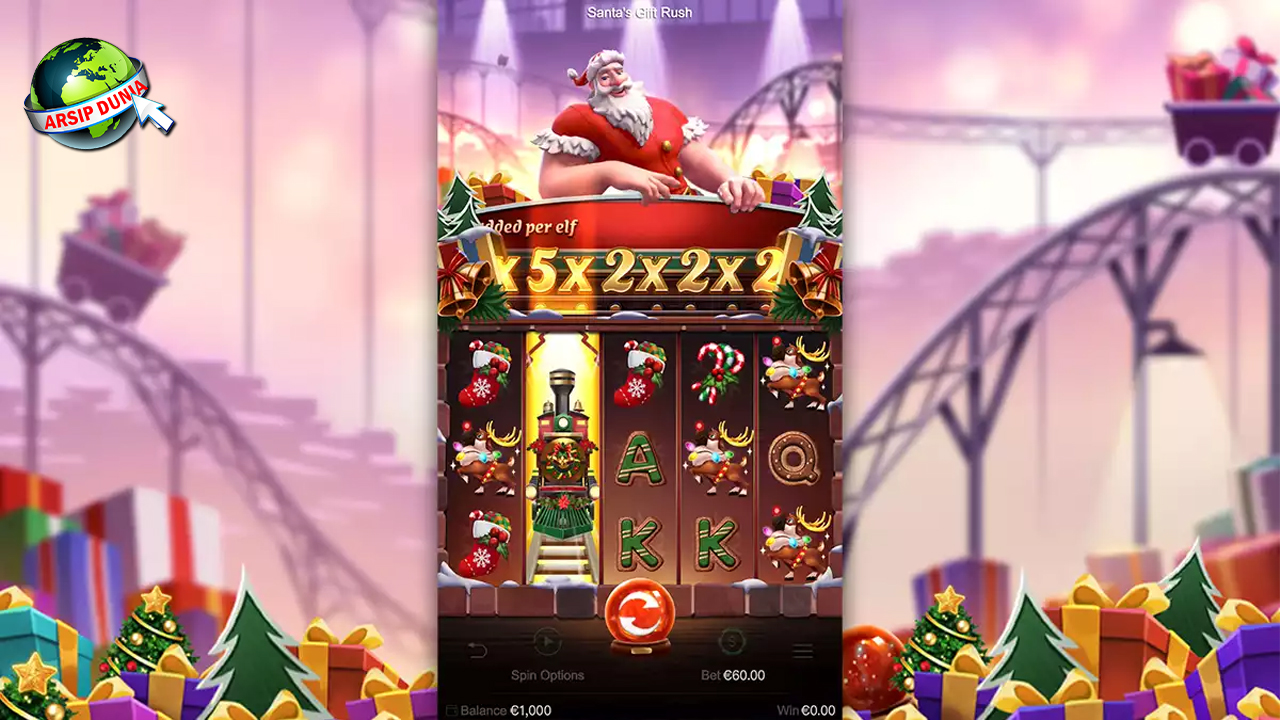 Cnnslot Asli Wajib Santa’s Gift Rush Bagi-Bagi Duit 200jt!