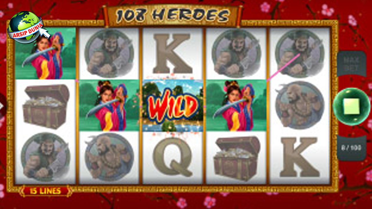 108 Heroes Bertarung Keajaiban Keunggulan RTP8000