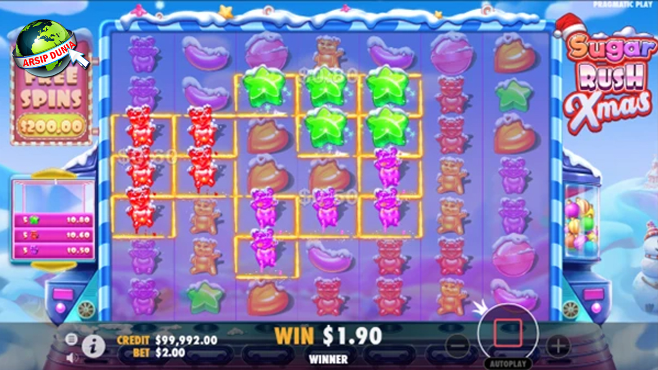 Cnnslot Asli 4 Keunggulan Sugar Rush Xmas dan Slot Lain