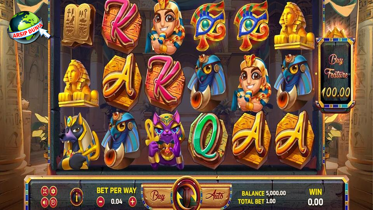 Cnnslot Ramesses Relics 3 Bonus 1 Kutukan Emas!