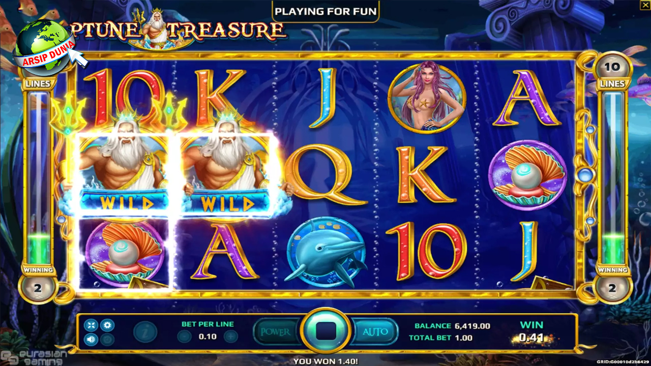 Neptune Treasure Rtp8000 Rezeki tepi Dunia Bawah Air