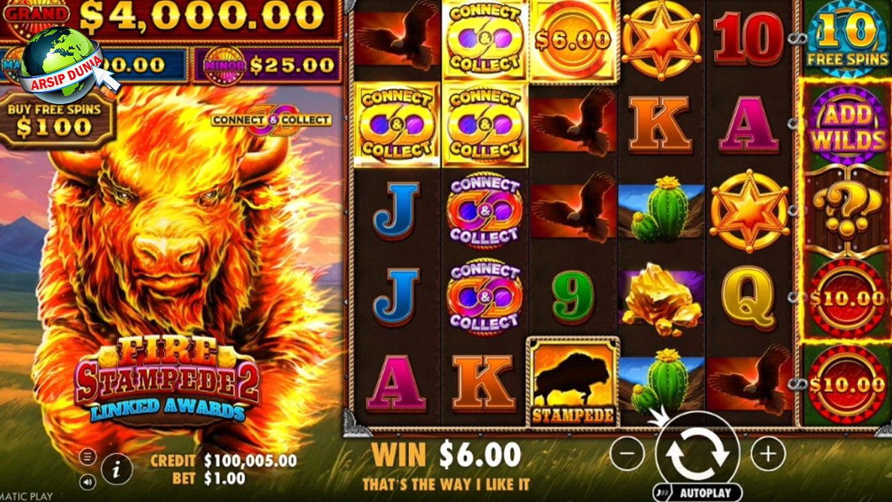 Fire Stampede 2 Jelajahi Dunia Berapi di Slot Online