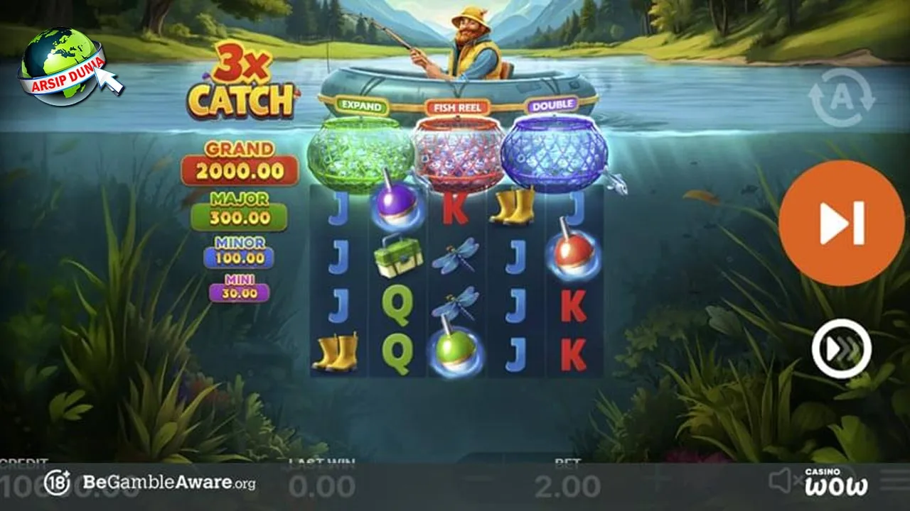 Slot Online 3x Catch Jackpot Datang Bertiga