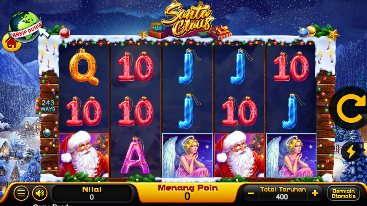 Santa Claus Tawarkan Salju Terjun Link Rtp8000