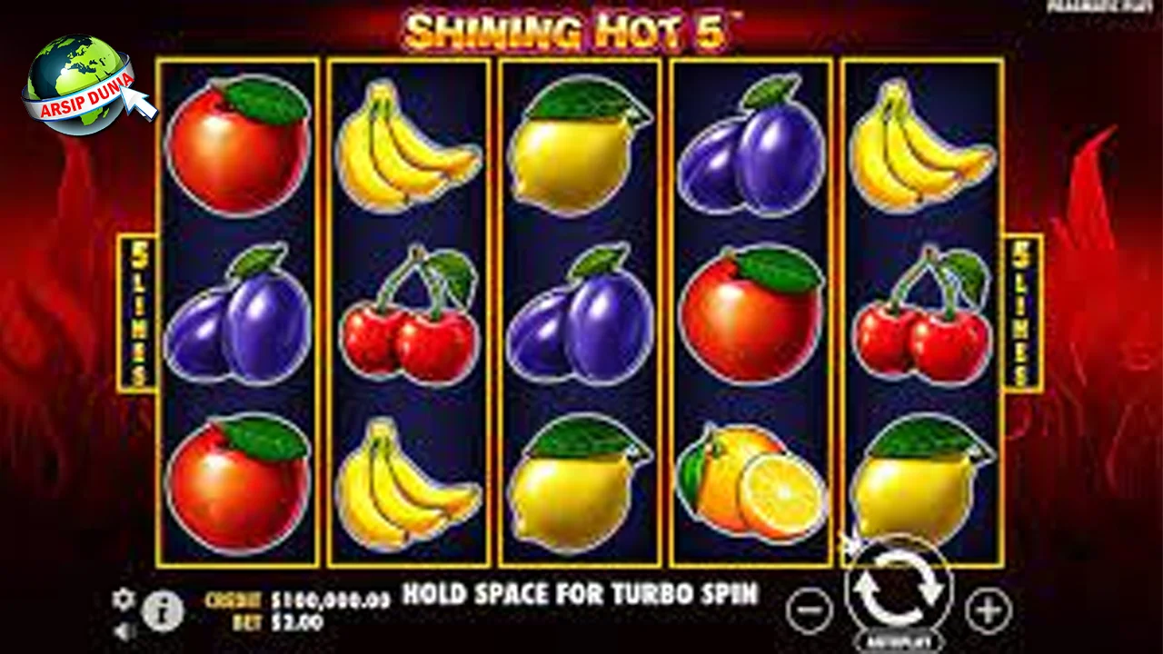 Kerja Bonus di Shining Hot 5 yang Ciamik!