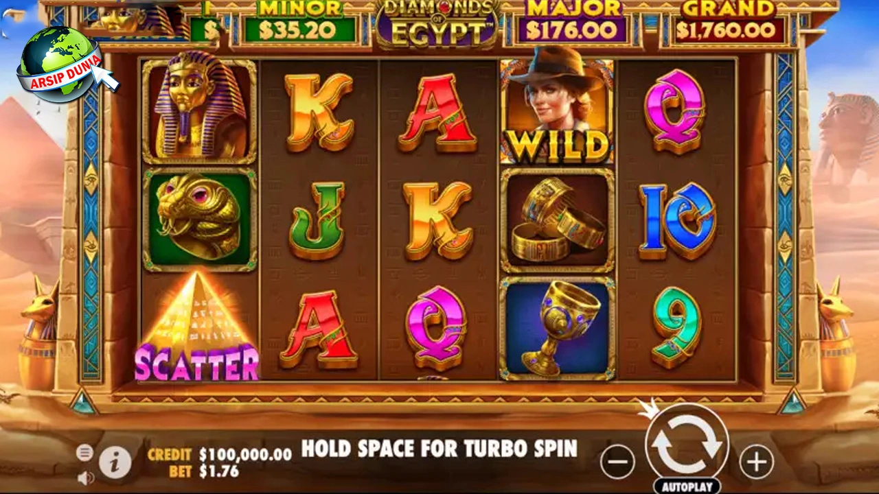 Diamonds of Egypt: Lihat 20 Berlian, Rejeki Nomplok Bro!