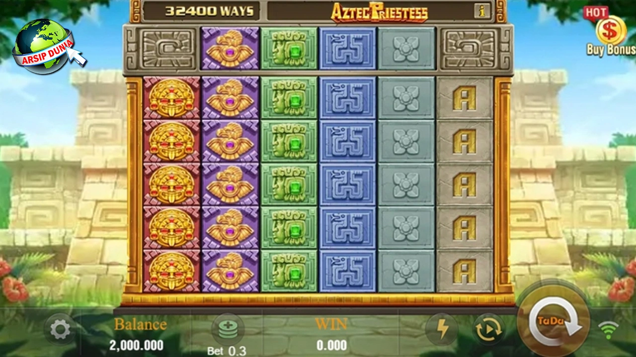 Aztec Priestess Kabar 32 Gembira Auto Happy