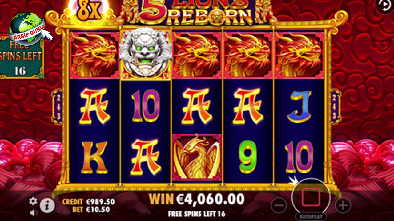 5 Lions Reborn Ampuh Jinakkan Singa